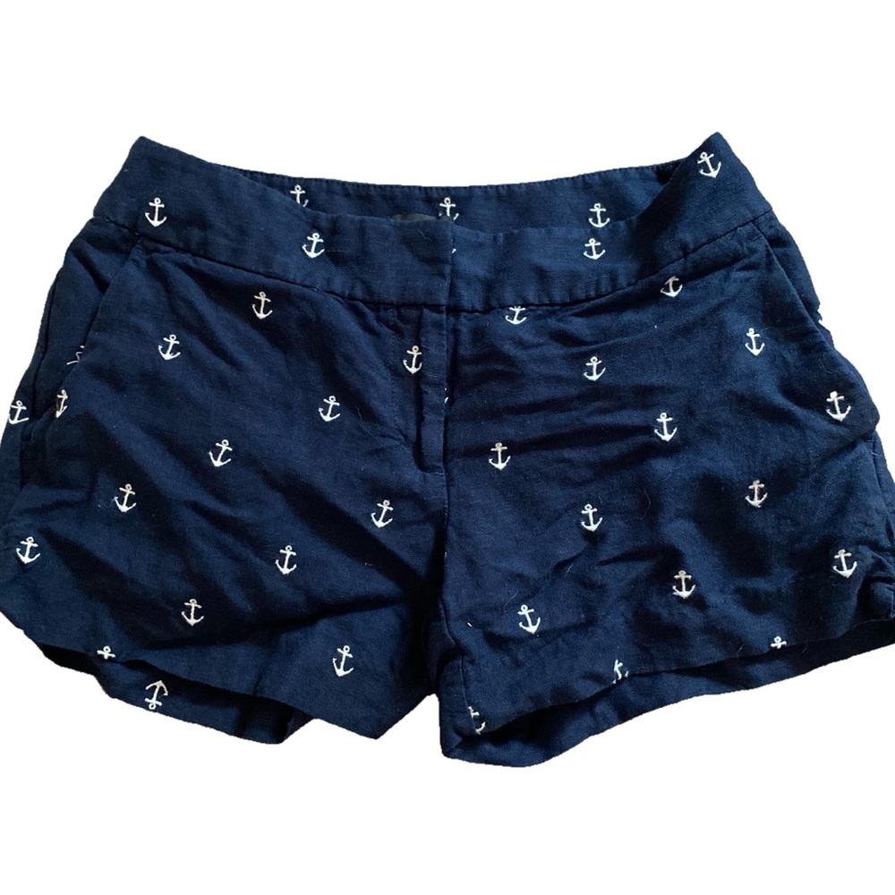 Loft Outlet Anchor Navy Twill Shorts